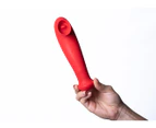 Maia Destiny USB Rechargeable Suction Vibrator - Red