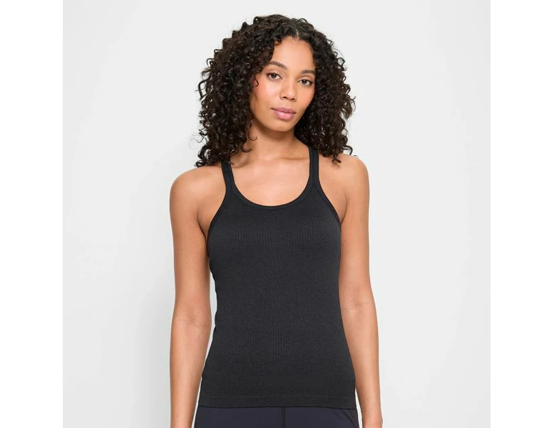 Target Active Studio Soft Ribbed Tank Top with Shelf Bra