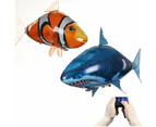 Inflatable Remote Controlled Flying Fish Toy - Battery Operated - Shark