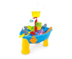 Gem Toys Pirate Ship Modelled, Sand and Water Table with 24 Accessories