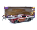 Jada Toys Marvel Guardians Of The Galaxy 1:24 1967 Shelby Gt500 Die-cast Car With 2.75" Starlord Figure