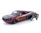 Jada Toys Marvel Guardians Of The Galaxy 1:24 1967 Shelby Gt500 Die-cast Car With 2.75" Starlord Figure