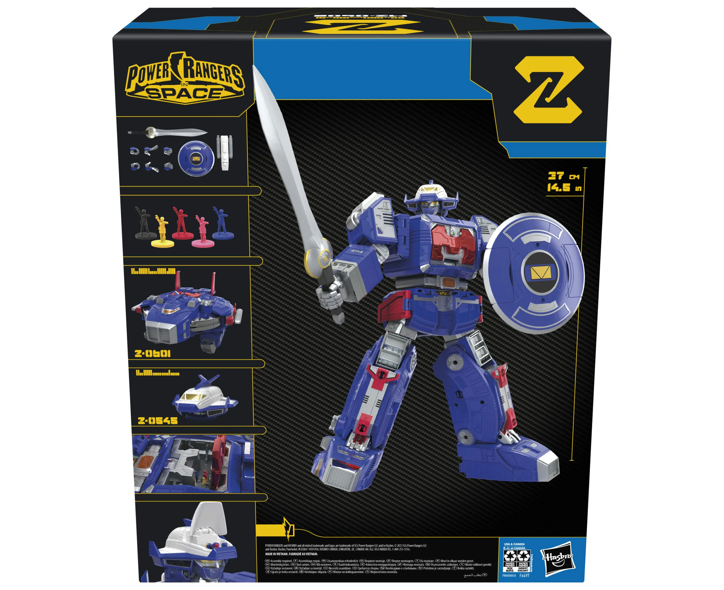 Power Rangers Lightning Collection Zord Ascension Project In Space Astro Megazord 1:144 Scale 14.5-inch Collectible Premium Figure