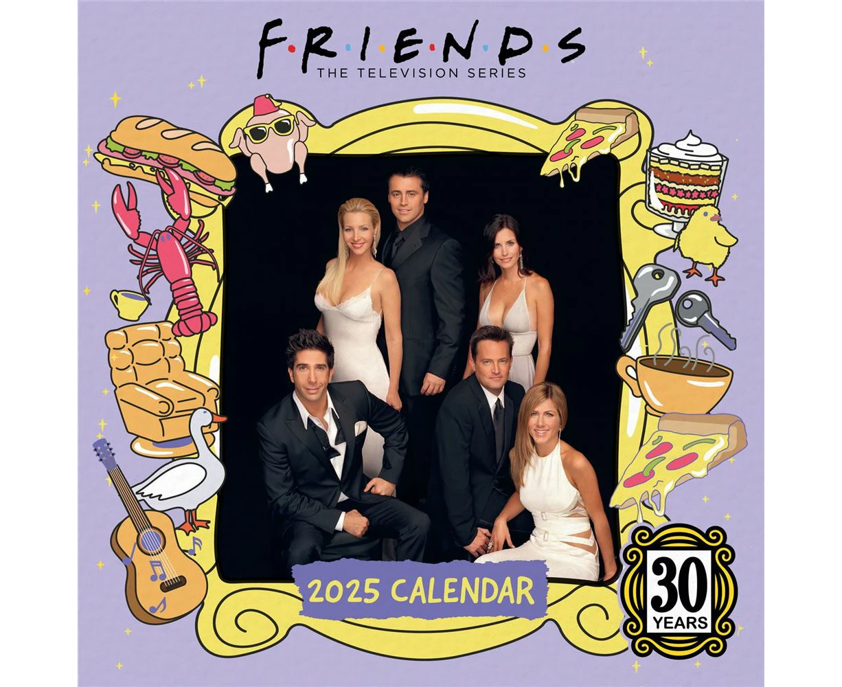 Impact Friends TV 2025 Square Wall Calendar