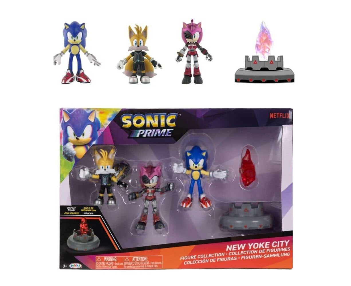 Sonic The Hedghog Wave 1 Prime Figures, 2.5 Inch Size