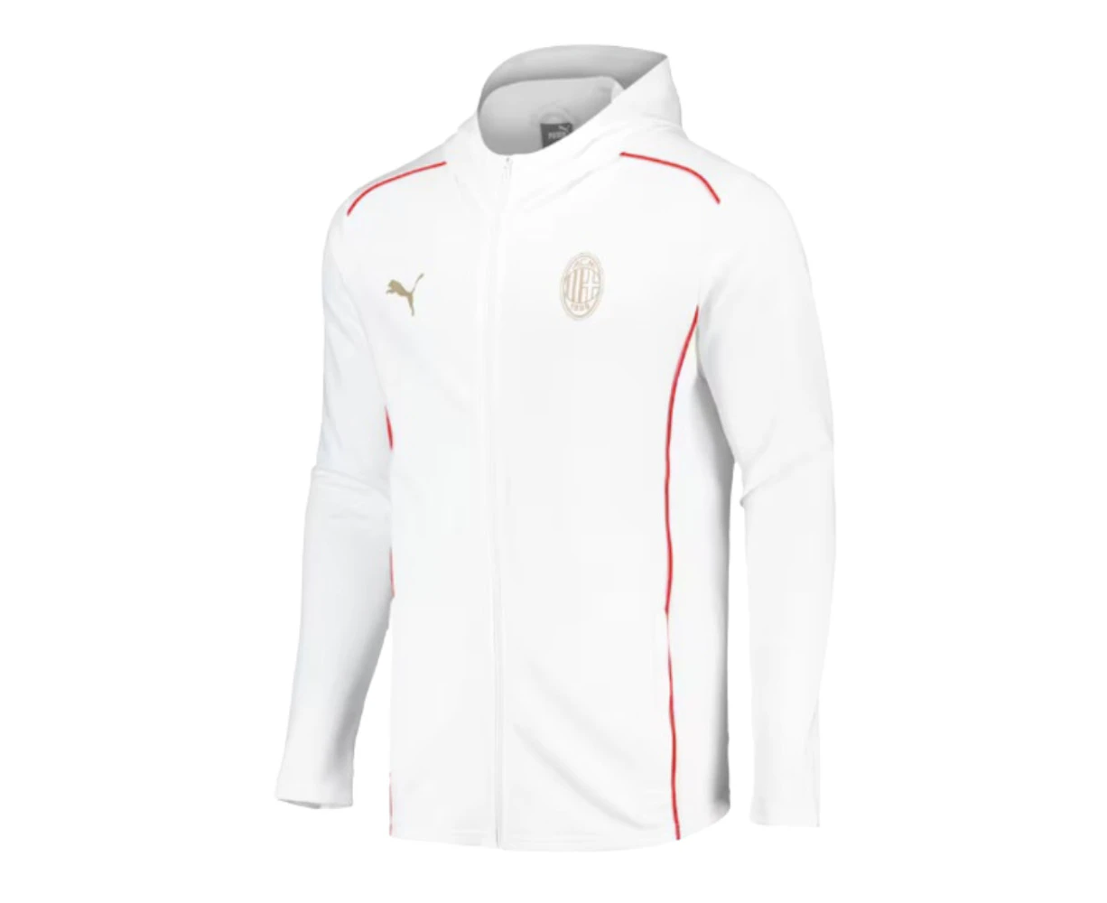 2024-2025 AC Milan Casuals Hooded Jacket (White)