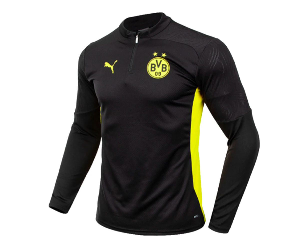 2024-2025 Borussia Dortmund Training 1/4 Zip Top (Black)