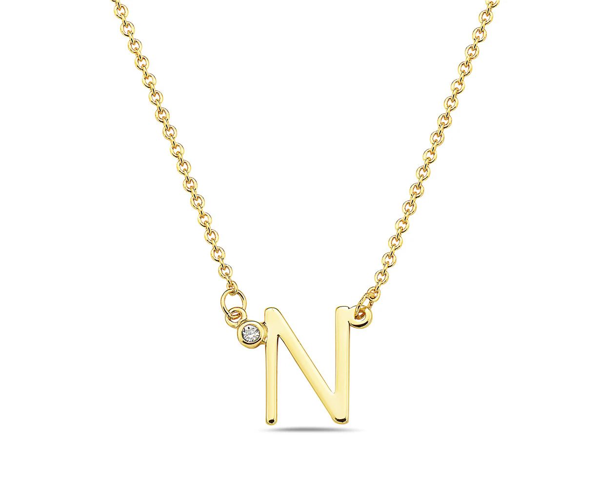 GiGiGirl Gold Initial Necklace