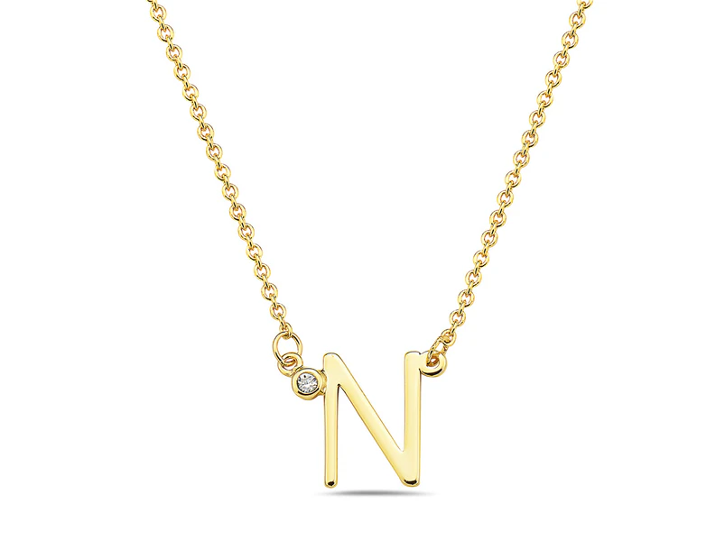 GiGiGirl Gold Initial Necklace