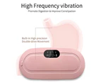 Menstrual Heating Pad 4 Massage Modes LCD Display 3 Heat Levels Portable Pink