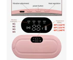 Menstrual Heating Pad 4 Massage Modes LCD Display 3 Heat Levels Portable Pink