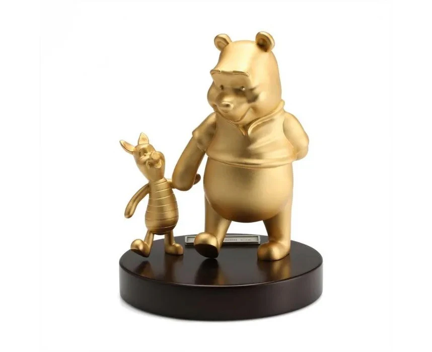 Royal Selangor Winnie The Pooh Figurine - Limited Edition Gilt Pooh & Piglet