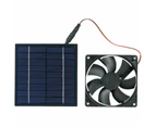 Solar Panel Powered Fan, 20w Solar Fan, IP65 Waterproof, for Caravan Greenhouse, Chicken Coop, Dog House Roof