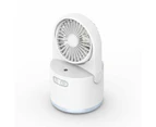 Tabletop Misting Fan, Small Personal Desk Fan with Large 300ml Water Tank