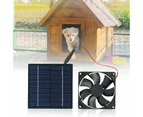 Solar Panel Powered Fan, 20w Solar Fan, IP65 Waterproof, for Caravan Greenhouse, Chicken Coop, Dog House Roof