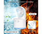 Tabletop Misting Fan, Small Personal Desk Fan with Large 300ml Water Tank