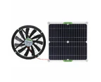 100W Silicon Solar Panel Solar Film 12V Solar Powered Fan 10 Inch Mini Cooling Fan Solar Fan Solar Exhaust Fan Ven STOL