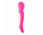 Maia Zoe Twisty USB Rechargeable Dual Vibrating Pleasure Wand - Pink