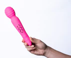 Maia Zoe Twisty USB Rechargeable Dual Vibrating Pleasure Wand - Pink