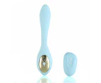 Maia Harmonie USB Rechargeable Remote Control Bendable Vibrator - Light Blue