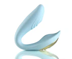 Maia Harmonie USB Rechargeable Remote Control Bendable Vibrator - Light Blue