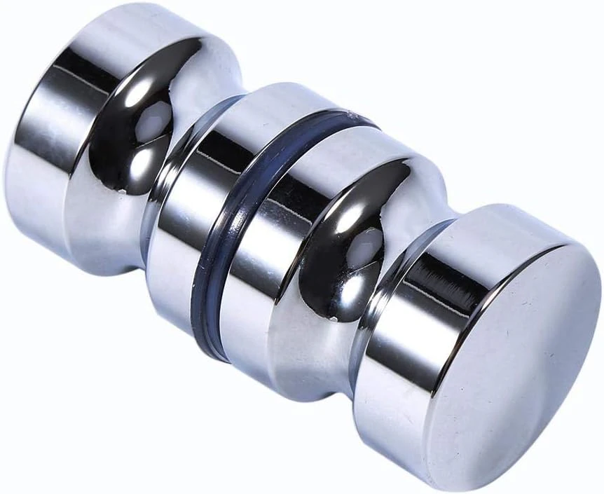 Aluminum Alloy Door Handle, Unique Diameter, Glass Door Handle, Bathroom Cabinet Handle, Shower Handle with Screws