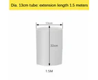 Dia. 13cm Flexible Air Conditioner Parts Exhaust Pipe Vent Hose Tube Duct Outlet 1.5m Length