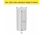 Dia. 13cm Flexible Air Conditioner Parts Exhaust Pipe Vent Hose Tube Duct Outlet 3m Length