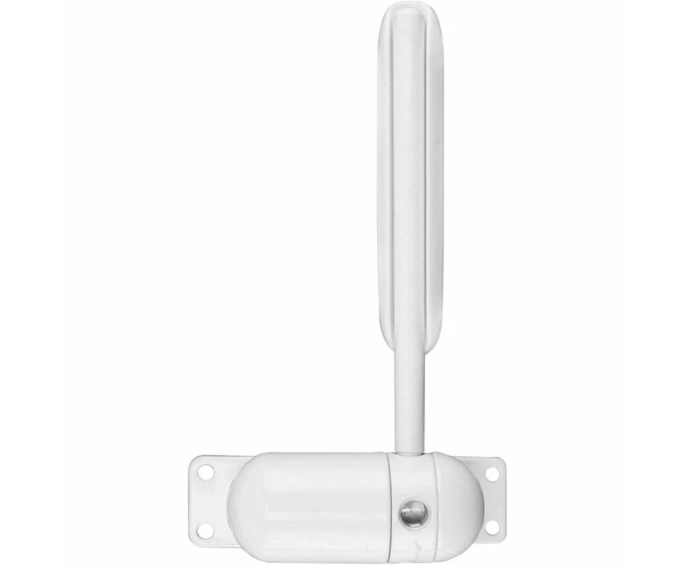 8.8 x 2.5 x 3.5 cm Spring Door Closer, Surface Mounted, Fire Resistant, Adjustable Spring, Polished (White)