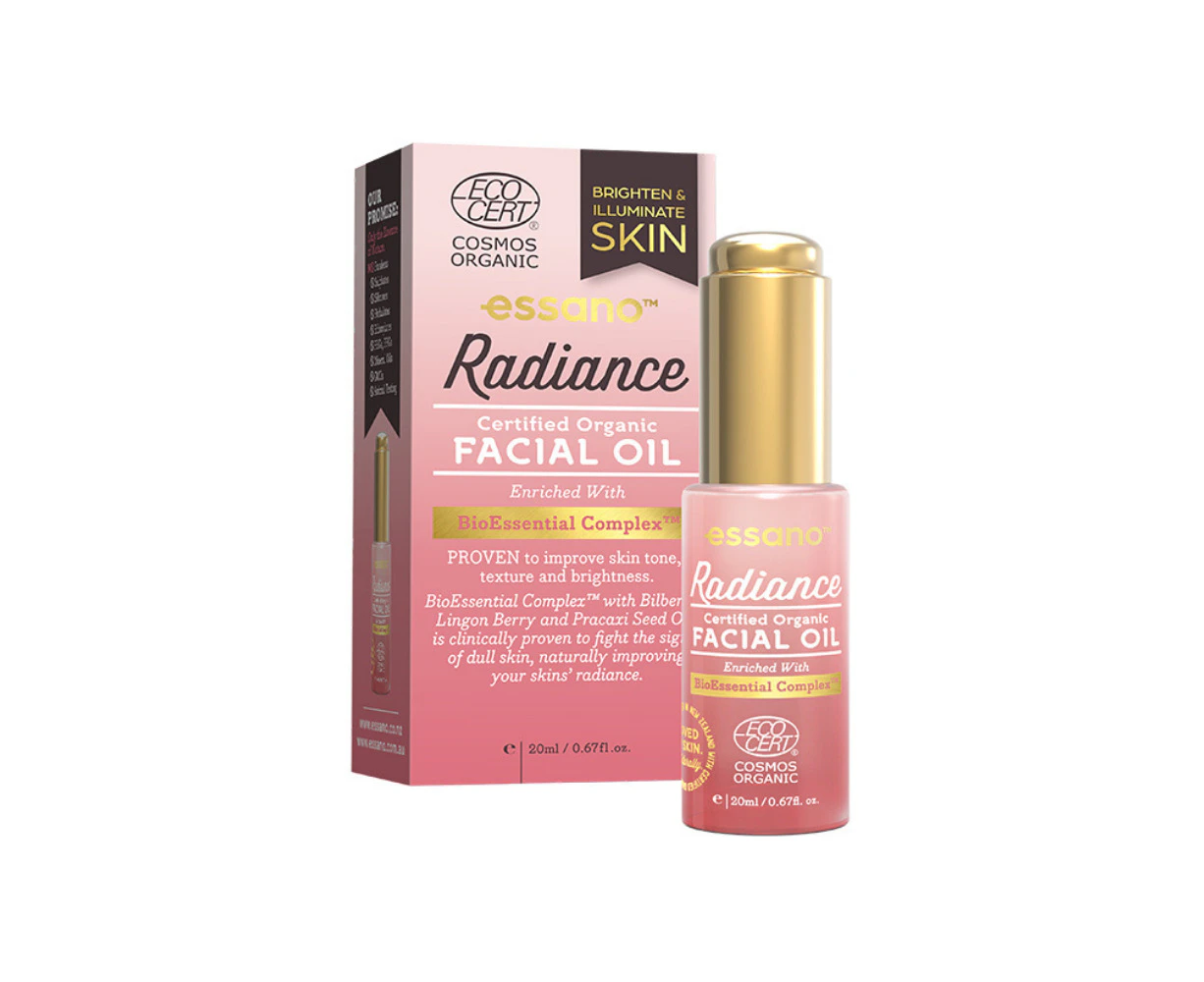 Essano Certified Organic Radiance Facial Oil 20ml