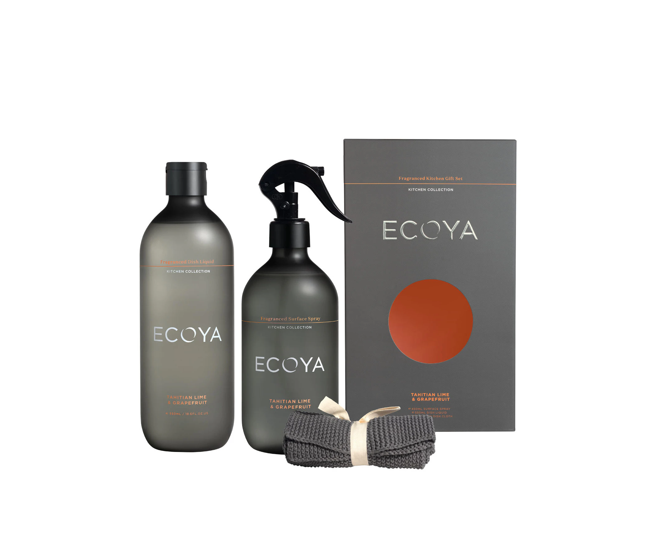 ECOYA Tahitian Lime & Grapefruit Kitchen Gift Set