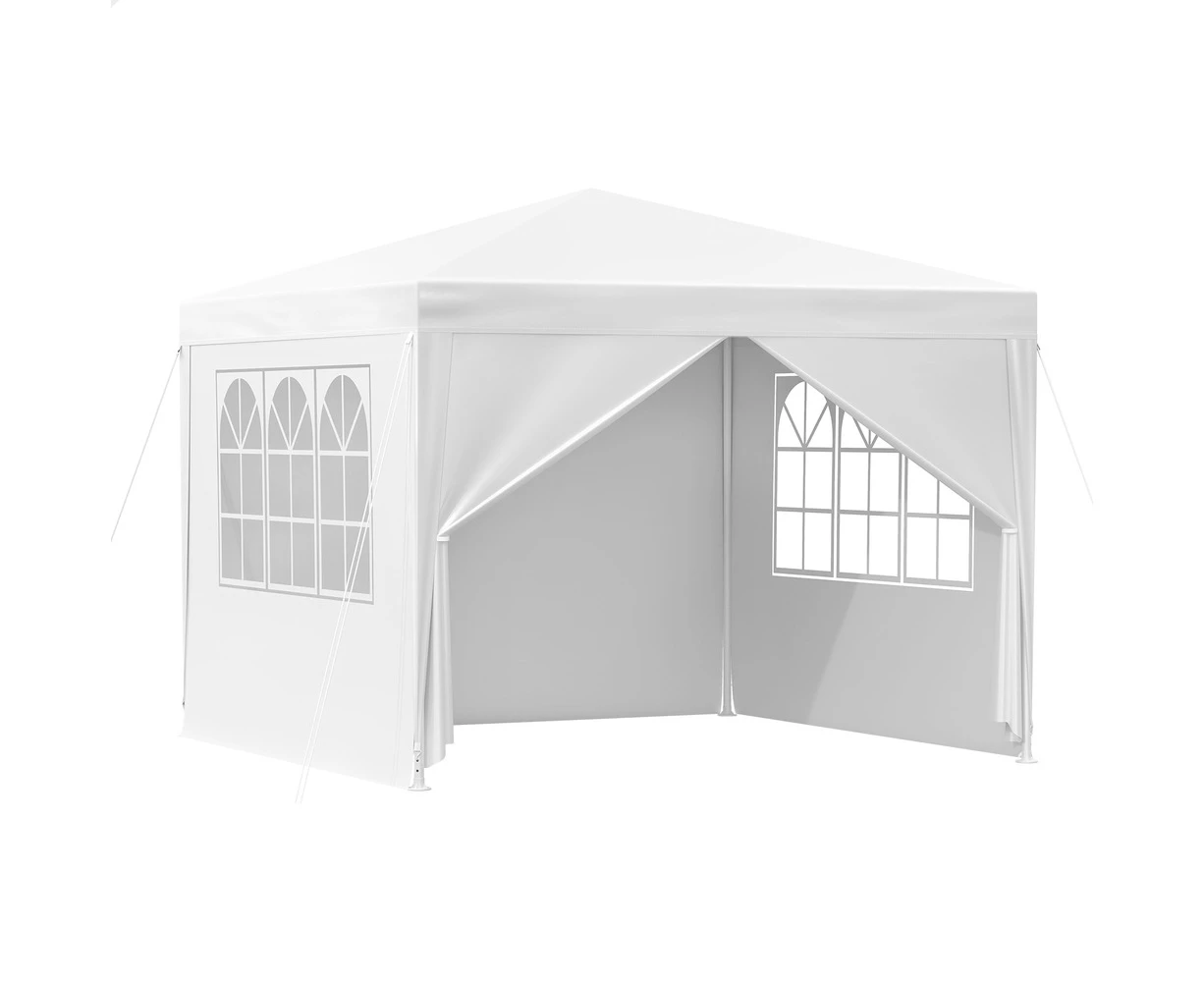 ALFORDSON Gazebo 3x3 Outdoor Wedding Party Tent Camping Portable Side Wall White