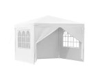 ALFORDSON Gazebo 3x3 Outdoor Wedding Party Tent Camping Portable Side Wall White