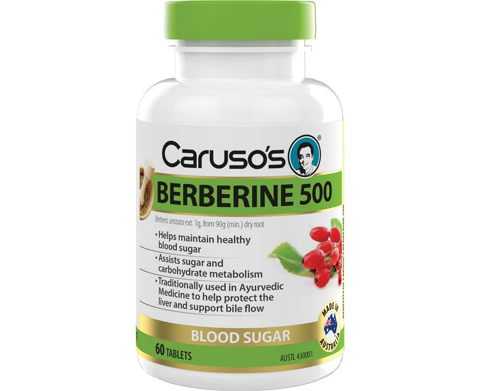 Caruso's Berberine 500 60 Tablets