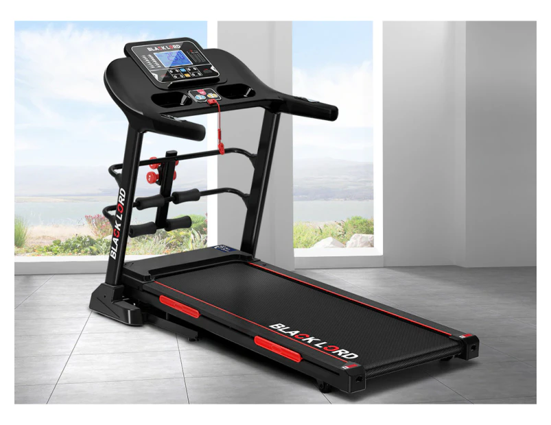 BLACK LORD Treadmill Electric Auto Incline Running Machine Home Gym Fitness