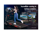 BLACK LORD Treadmill Electric Auto Incline Running Machine Home Gym Fitness