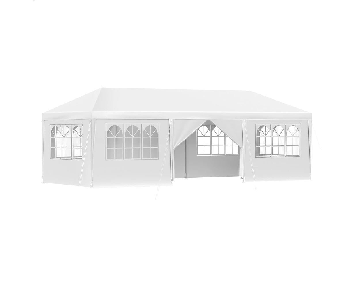 ALFORDSON Gazebo Marquee 3x9 Outdoor Party Tent Camping Portable Side Wall White