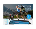 BLACK LORD Treadmill Electric Auto Incline Running Machine Home Gym Fitness