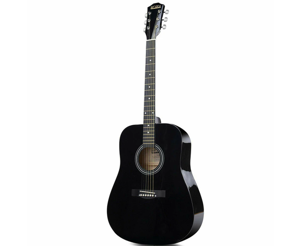 Axiom Folkmaster Left Handed Steel String Guitar - Black