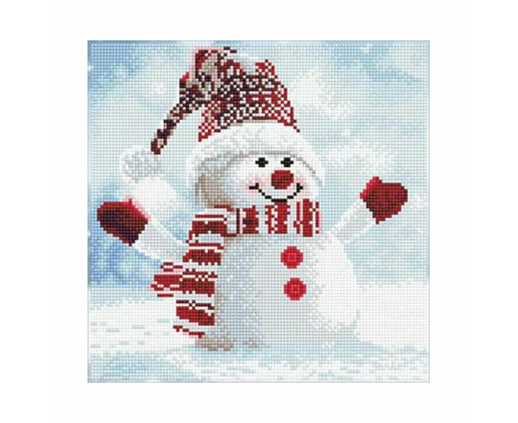 Diamond Dotz - Snowman - 30 x 30cm