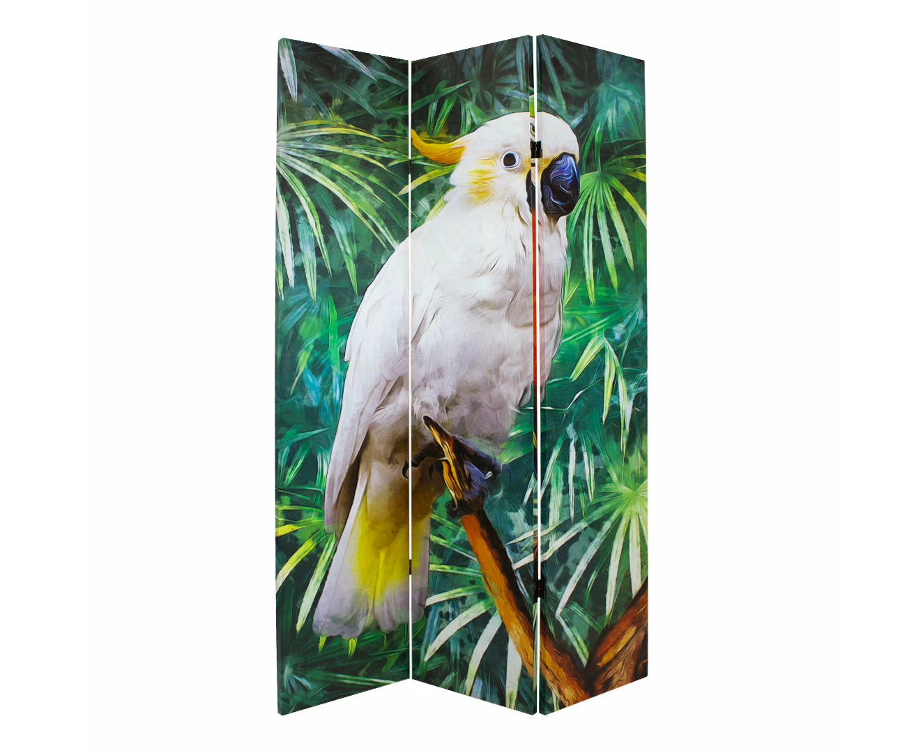 Canvas Aussie Birds Room Divider Screen