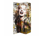 Canvas Marilyn and Elvis Room Divider Screen