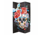 Canvas Candy Skull Room Divider Screen