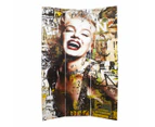 Canvas Marilyn and Elvis Room Divider Screen