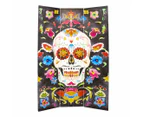 Canvas Candy Skull Room Divider Screen