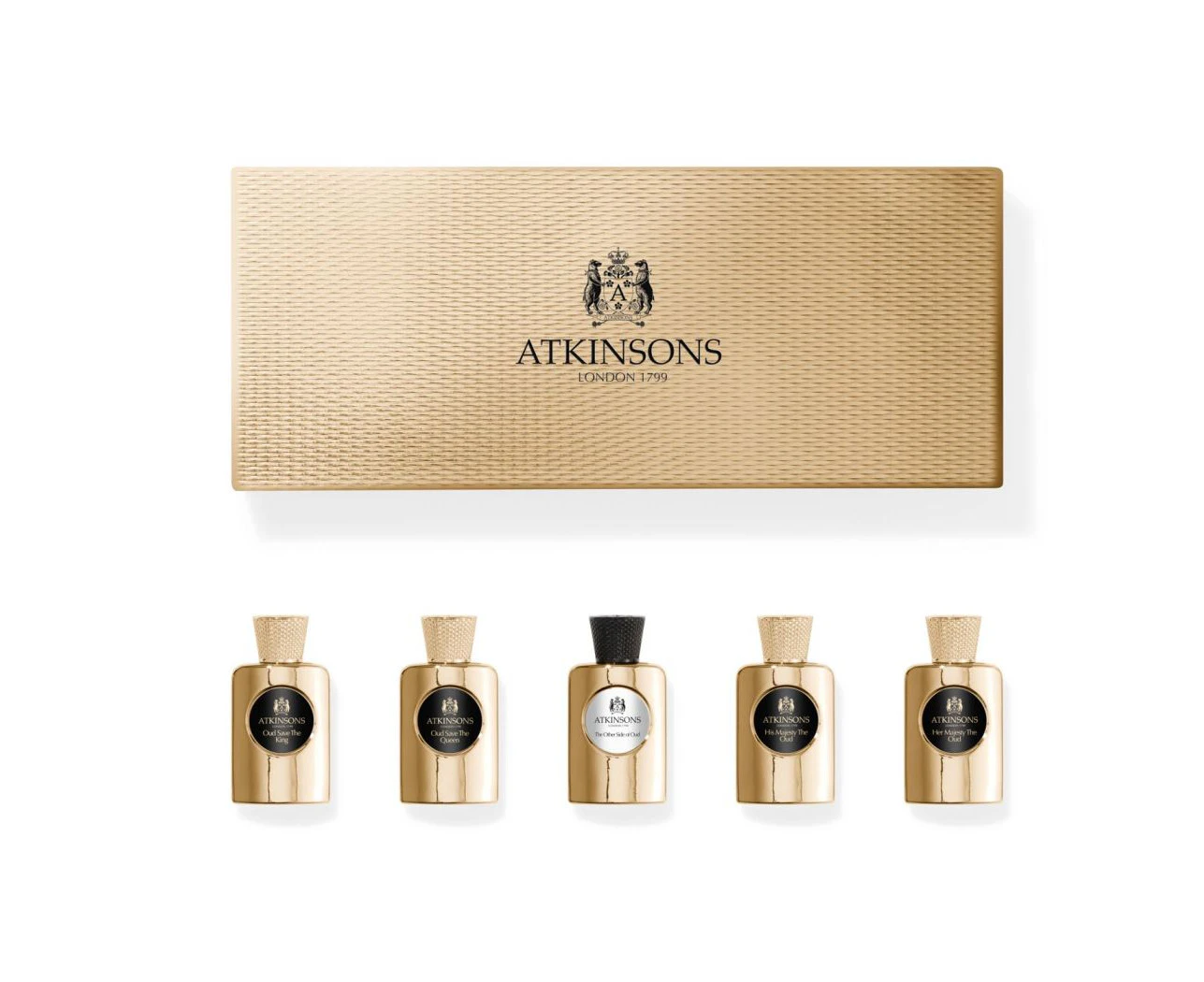 Atkinsons The Iconic Oud Essential  Perfume 5 x 5ml Miniature Gift Set