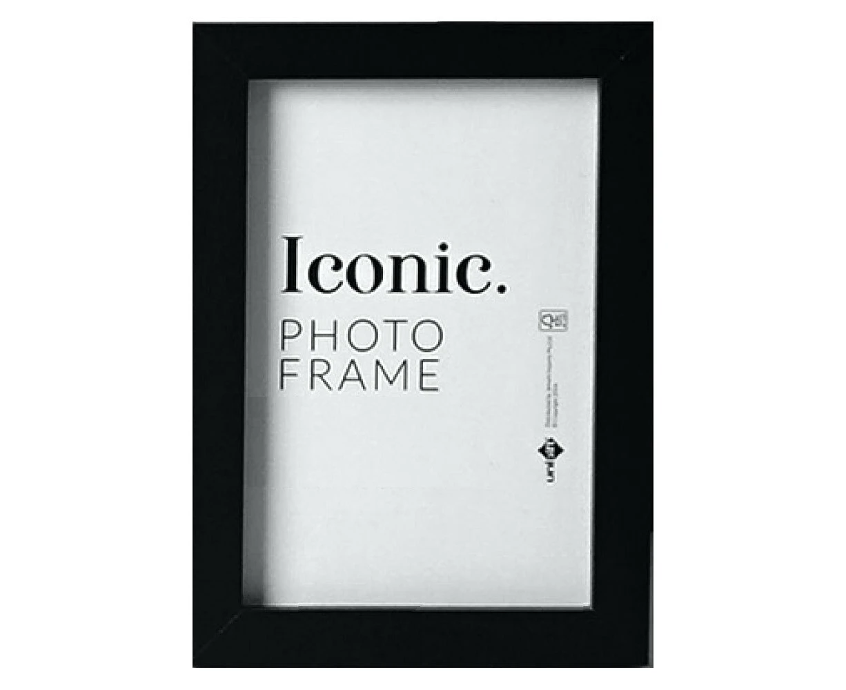 Unigift 50x70cm Iconic MDF Acrylic Photo Frame Picture Holder Home Decor Black