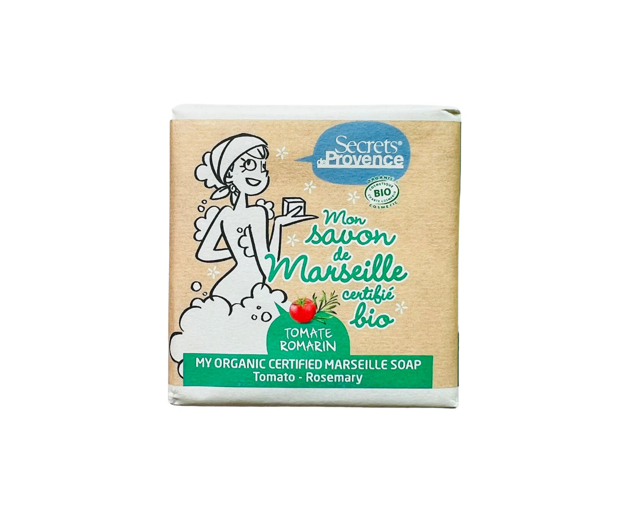 Secrets de Provence Tomato & Rosemary Marseille Soap 100g