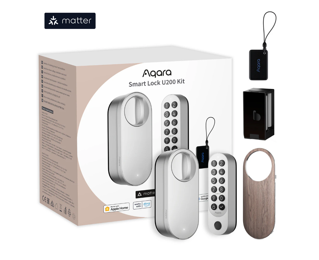 Aqara Smart Lock U200 Kit (Silver)