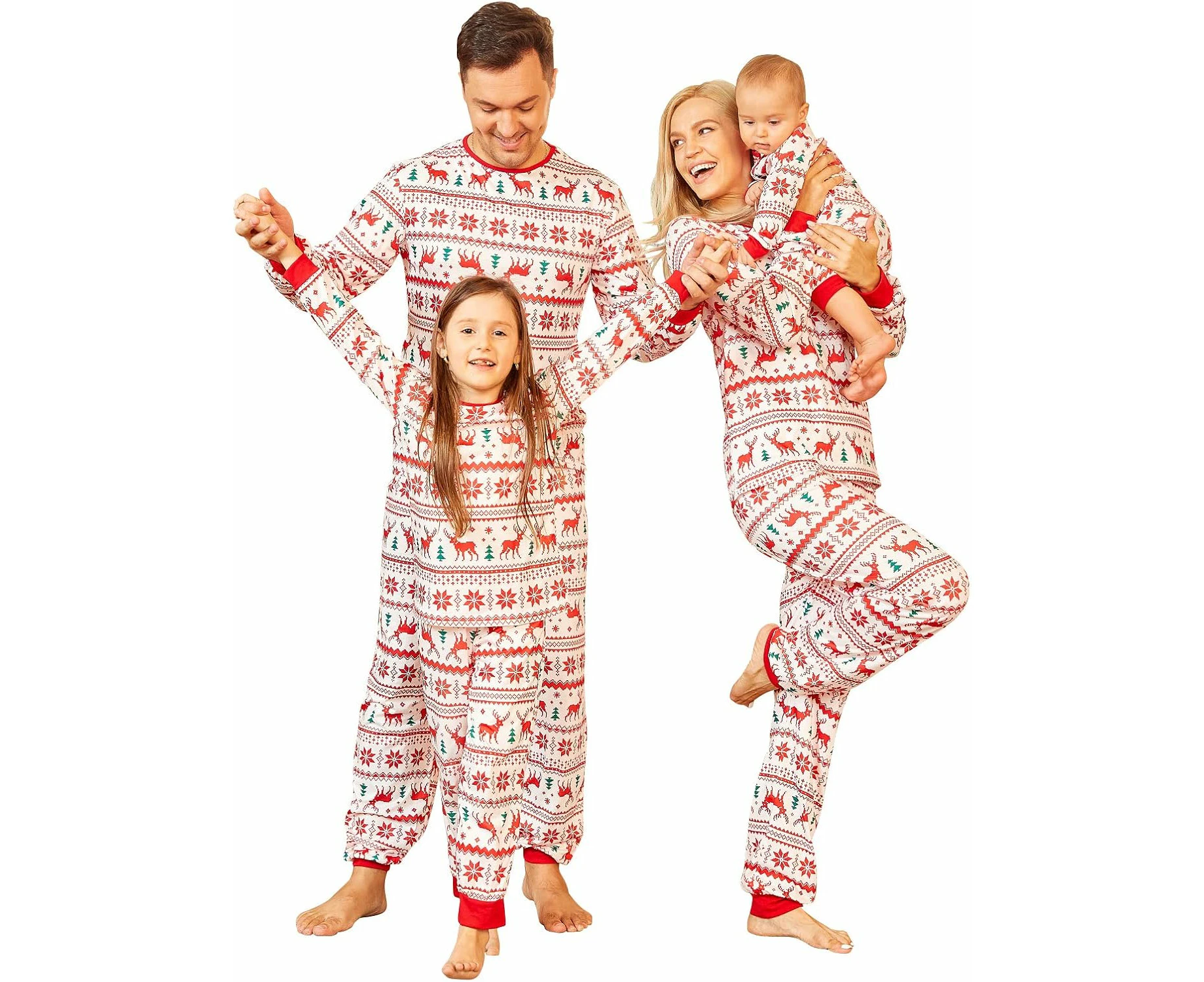 Matching Family Pajamas Christmas Sets, Matching Sets Christmas PJs for Family Pajamas